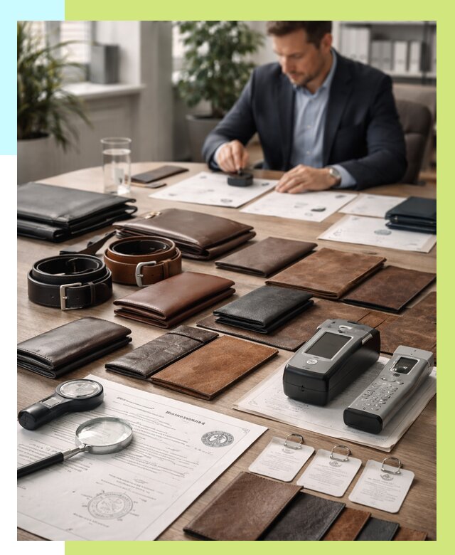 Сертификация кожаных изделий в Салавате от 12803 р. | Алешин-Слв