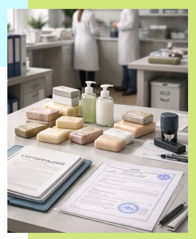 Сертификация мыла и сертификат на мыло в Салавате от 12803 | Алешин-Слв