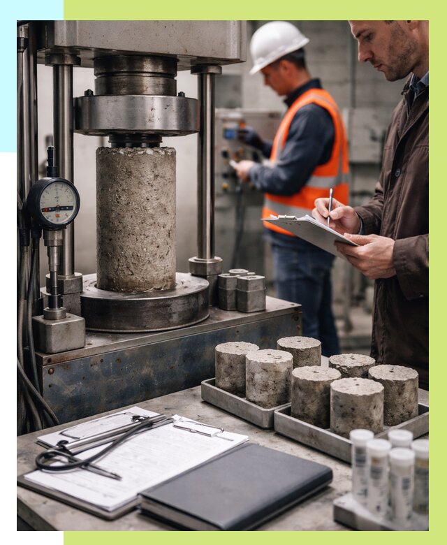 Сертификация бетона в Салавате от 32007 р. сертификат | Алешин-Слв