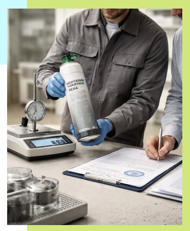 Сертификация монтажной пены в Салавате от 16004 р. | Алешин-Слв