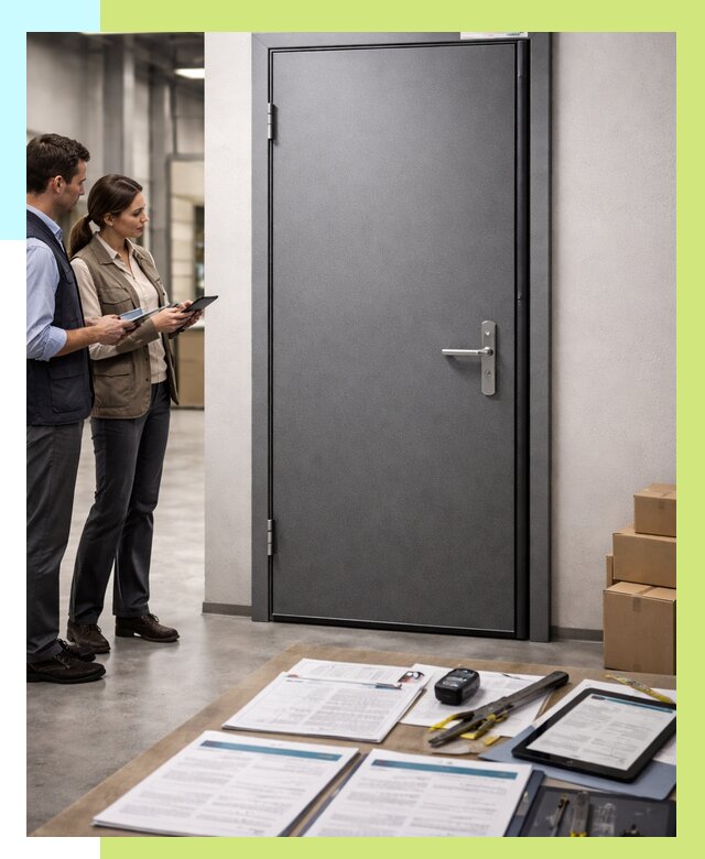 Сертификация противопожарных дверей в Салавате от 9602 р. | Алешин-Слв