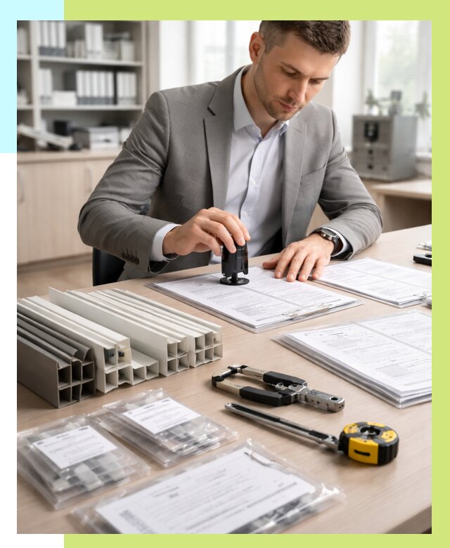 Сертификация ПВХ продукции в Салавате от 9069 р., Алешин-Слв