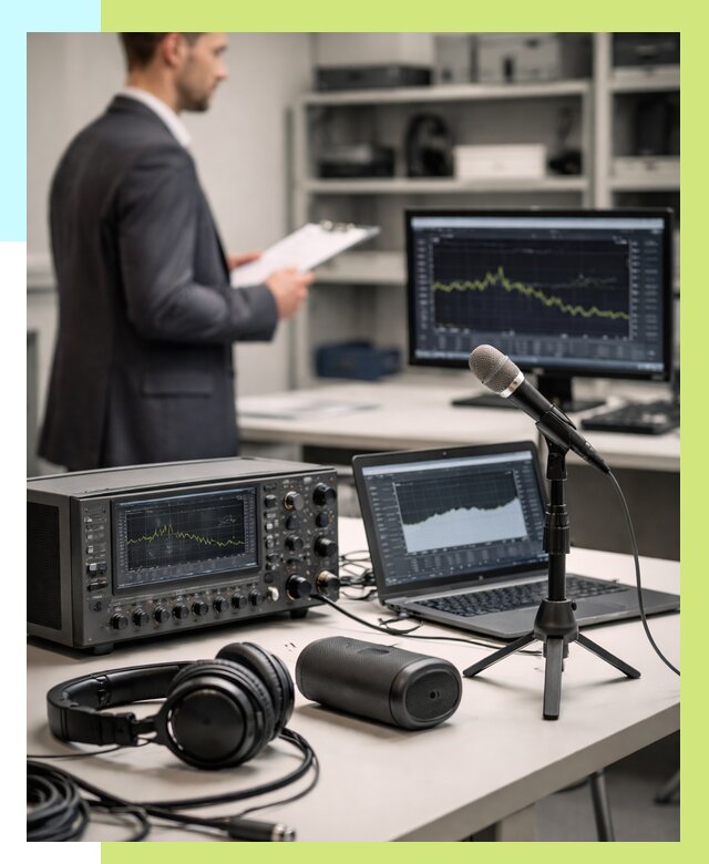 Сертификация аудиотехники в Салавате от 16004 р., Алешин-Слв