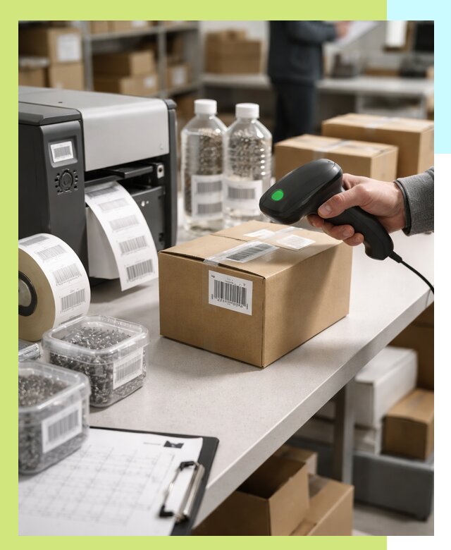 Штрихкодирование продукции и маркировка для продажи в Салавате