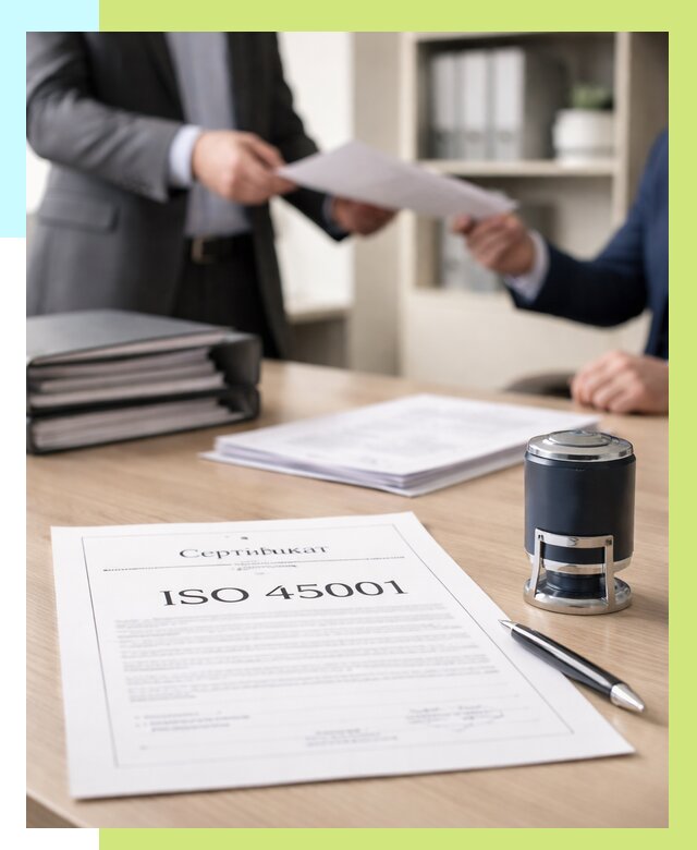 Сертификат ISO 45001 в Салавате под ключ от 48011 р. | Алешин-Слв